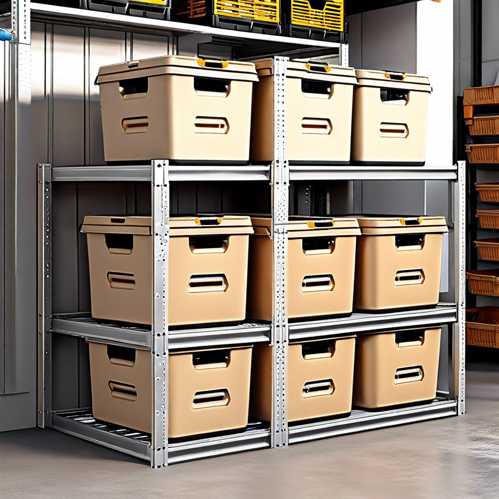 modular stackable crates