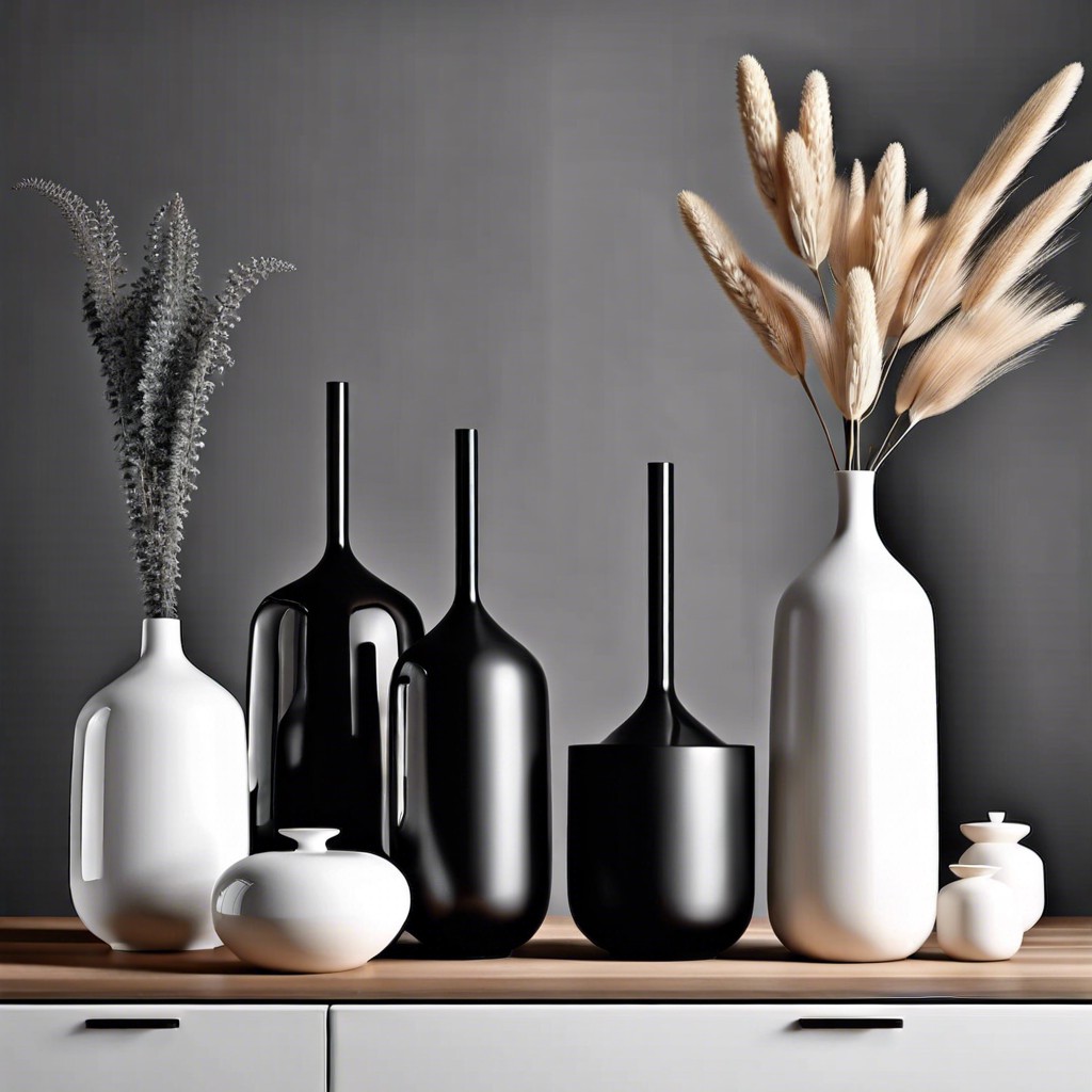 monochrome vases collection