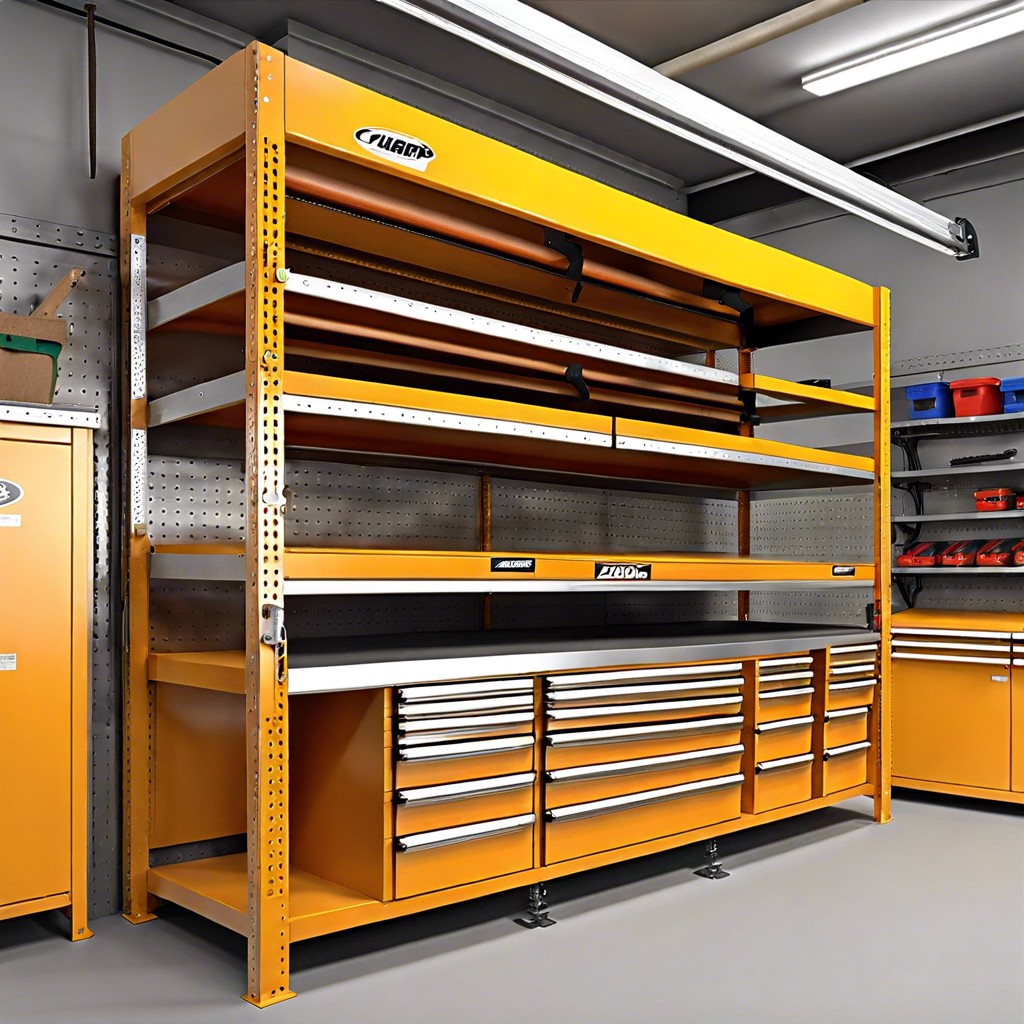 overhead clamp storage