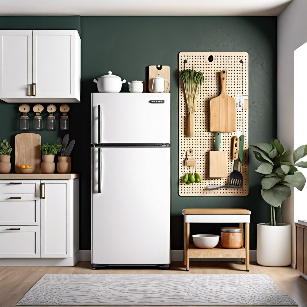 pegboard for utensils