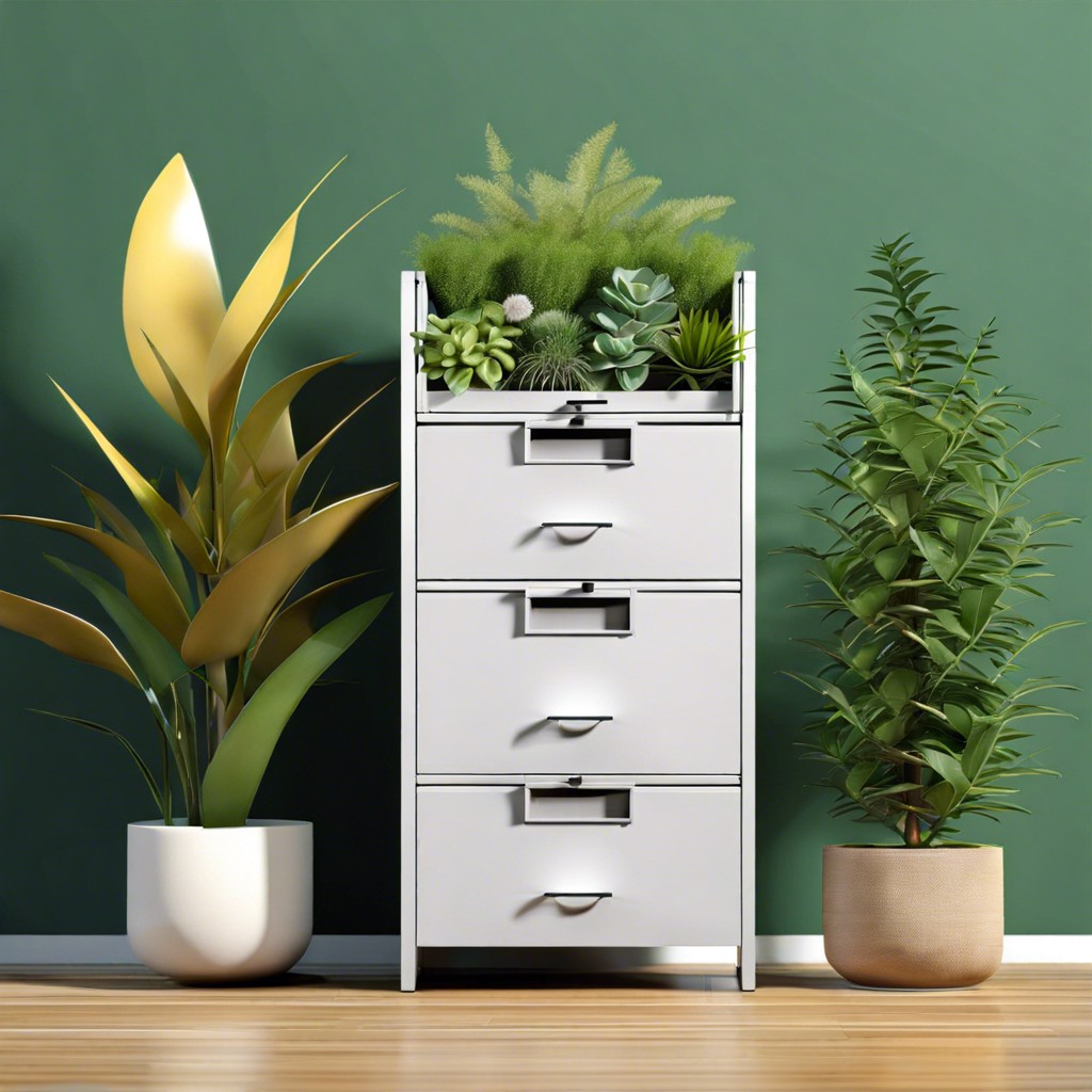 planter drawers convert top drawers into plant holders for a touch of greenery