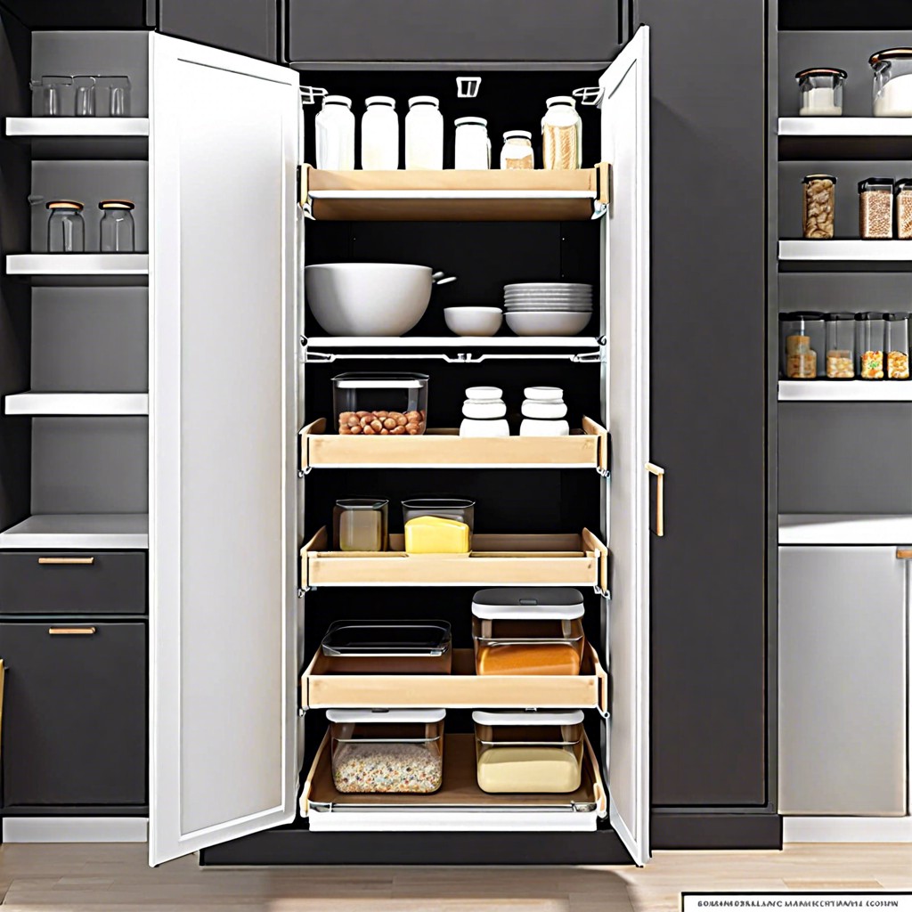 pull out pantry shelves