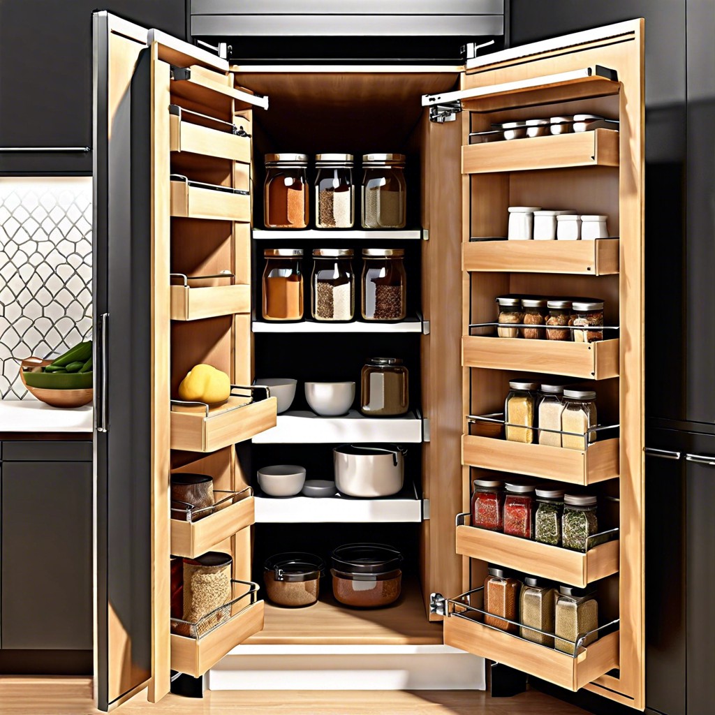 pull out spice racks