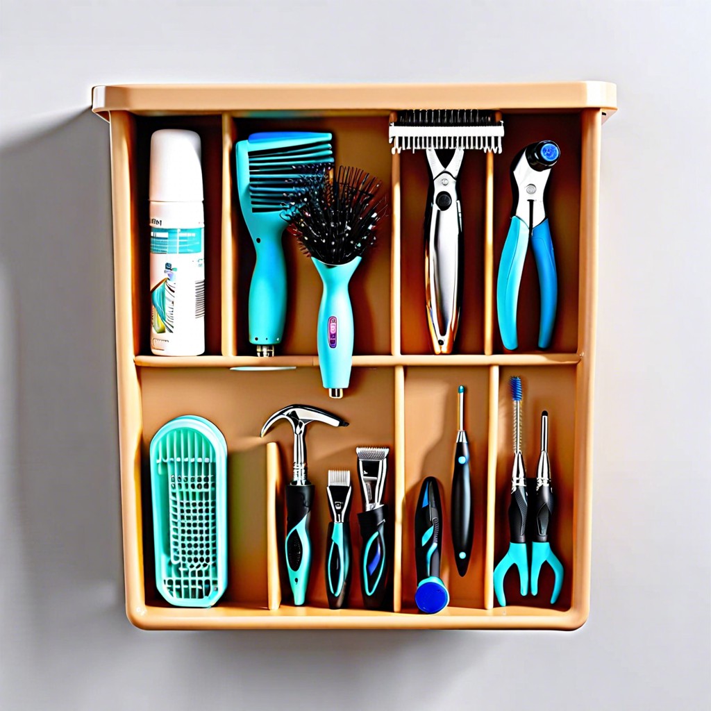 pvc pipe organizers for hair tools