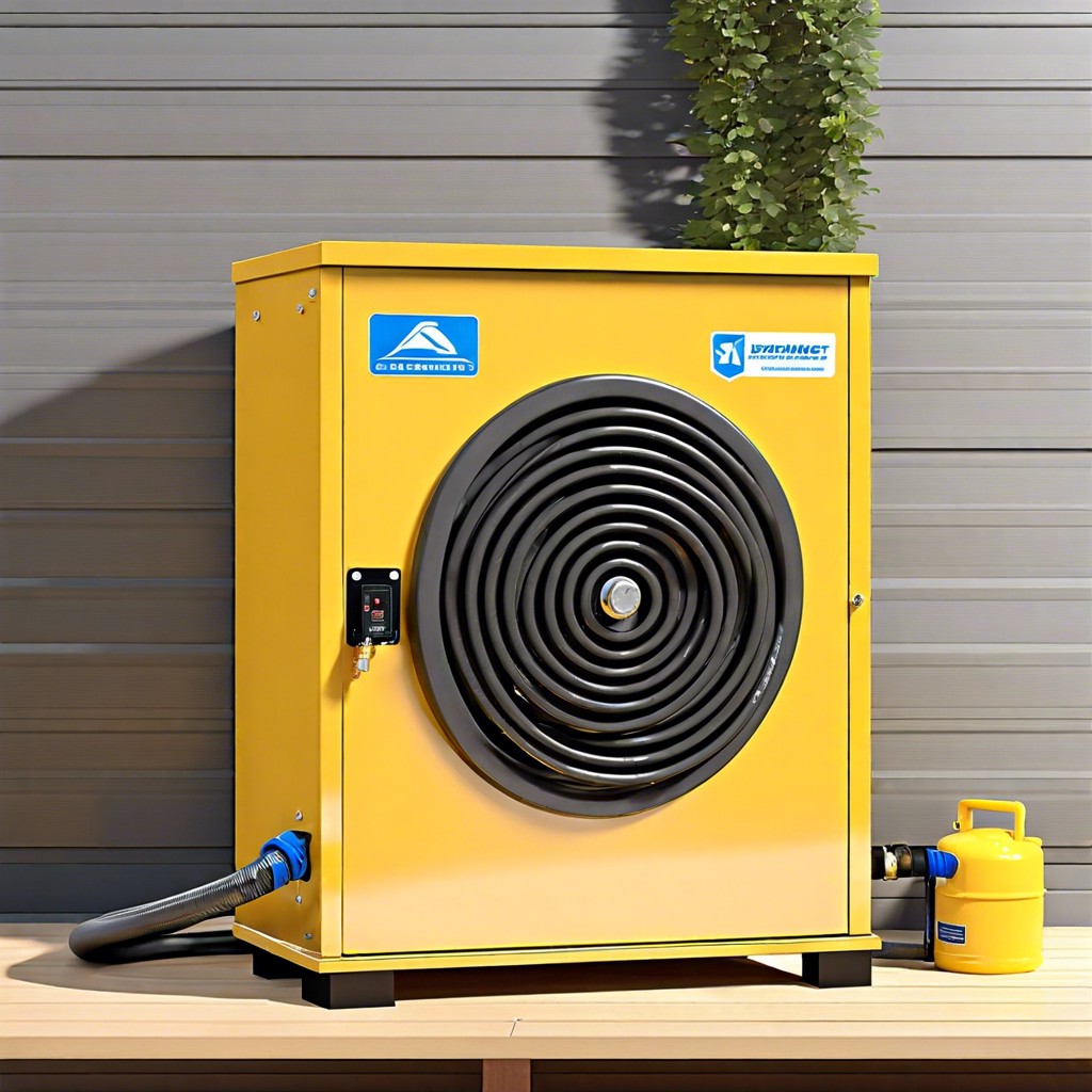 retractable air hose cabinet