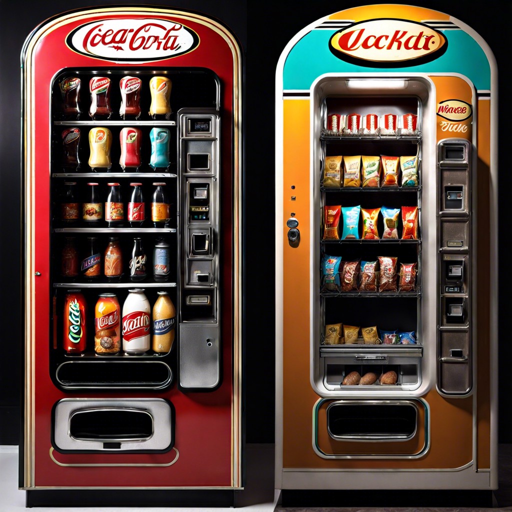 retrofit an old vending machine for a retro look