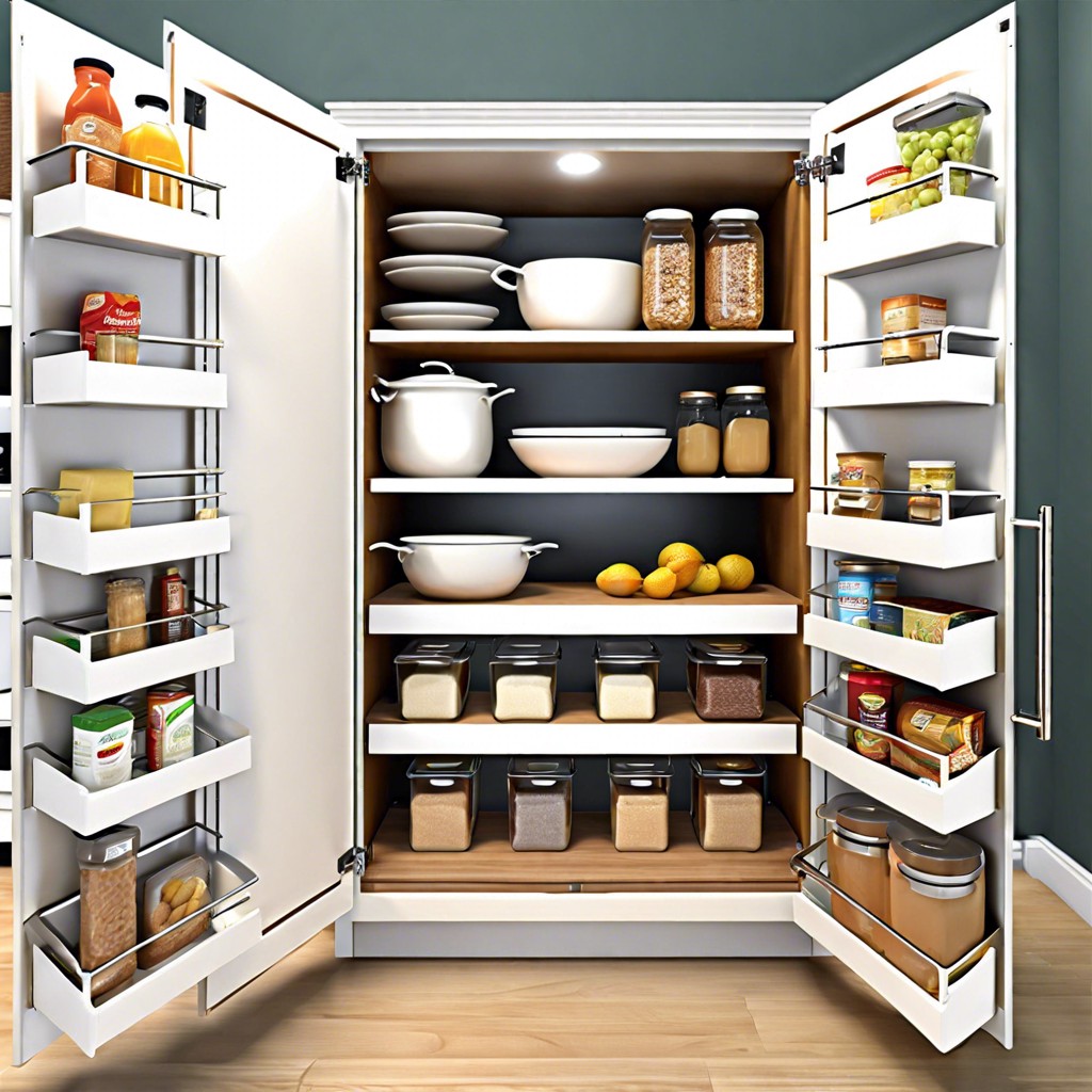 roll out pantry shelves