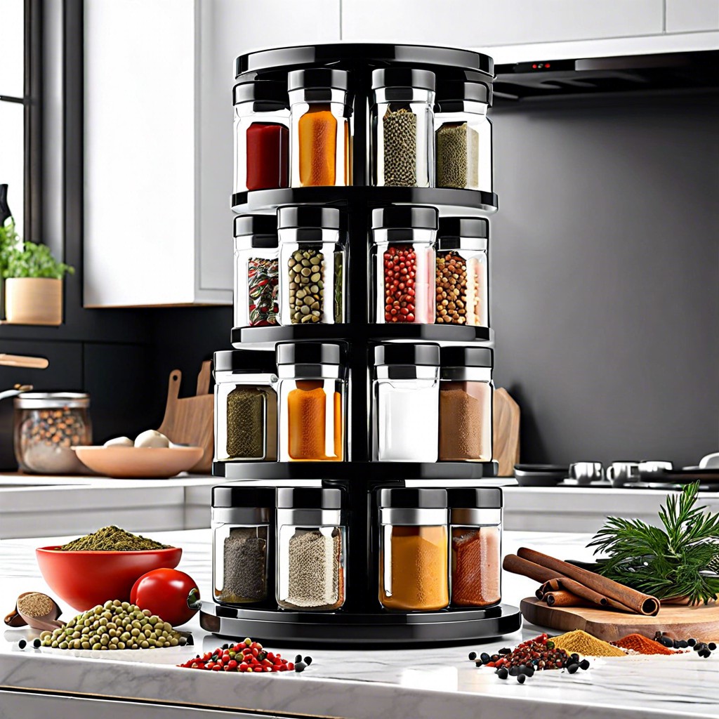 rotating spice risers