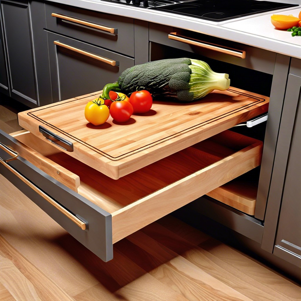 slide out cutting board