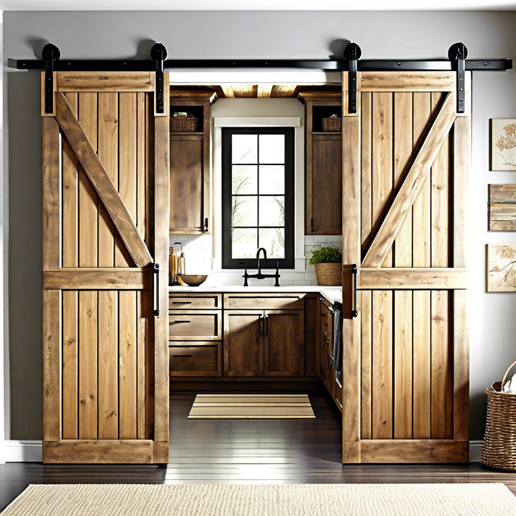 sliding barn door cabinets