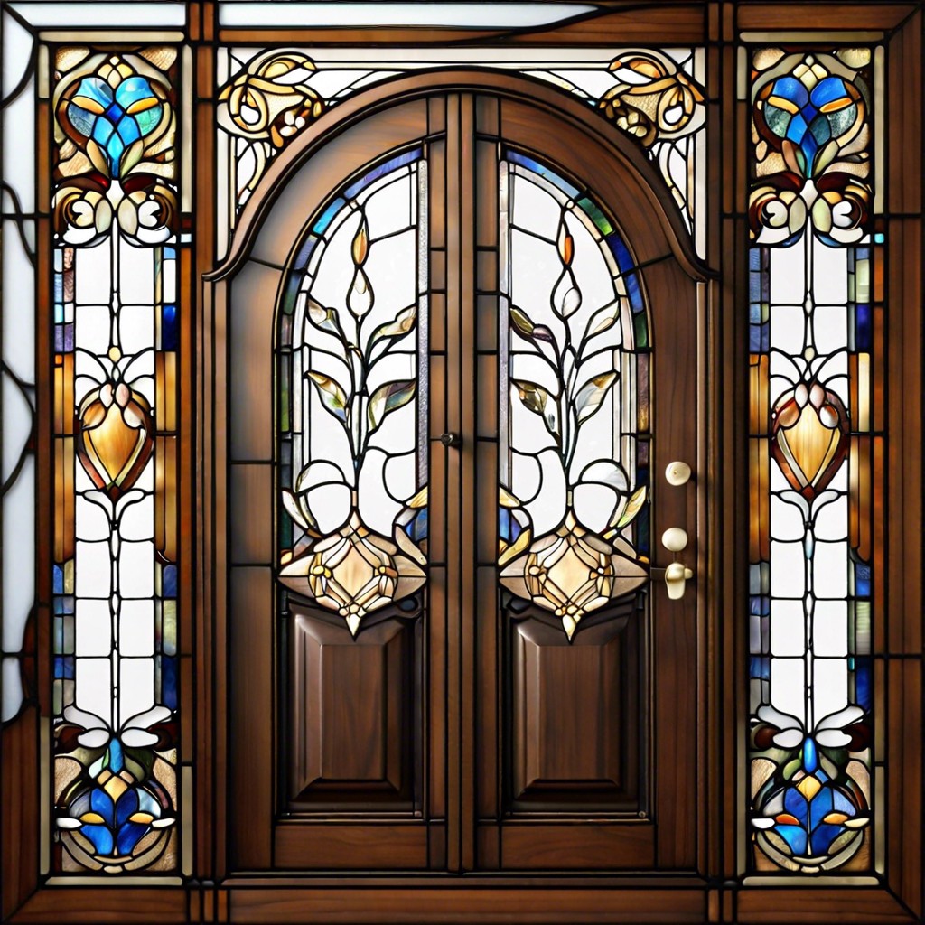 stained glass insert
