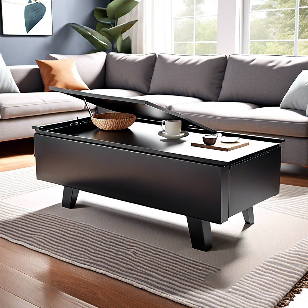 stealth storage coffee table