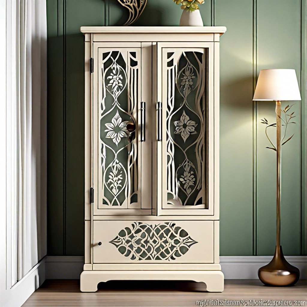 stencil designs on doors and sides