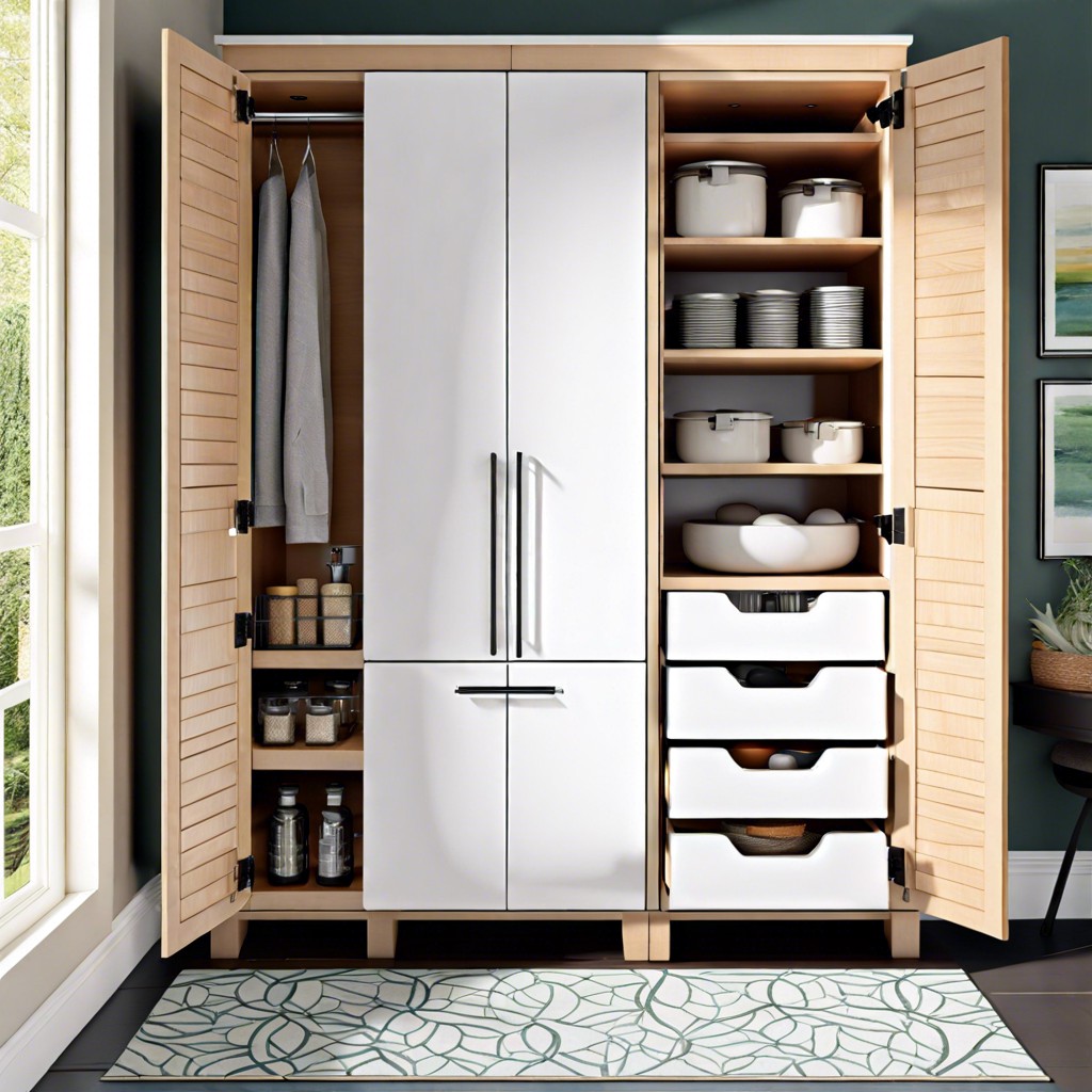 tall utility cabinets