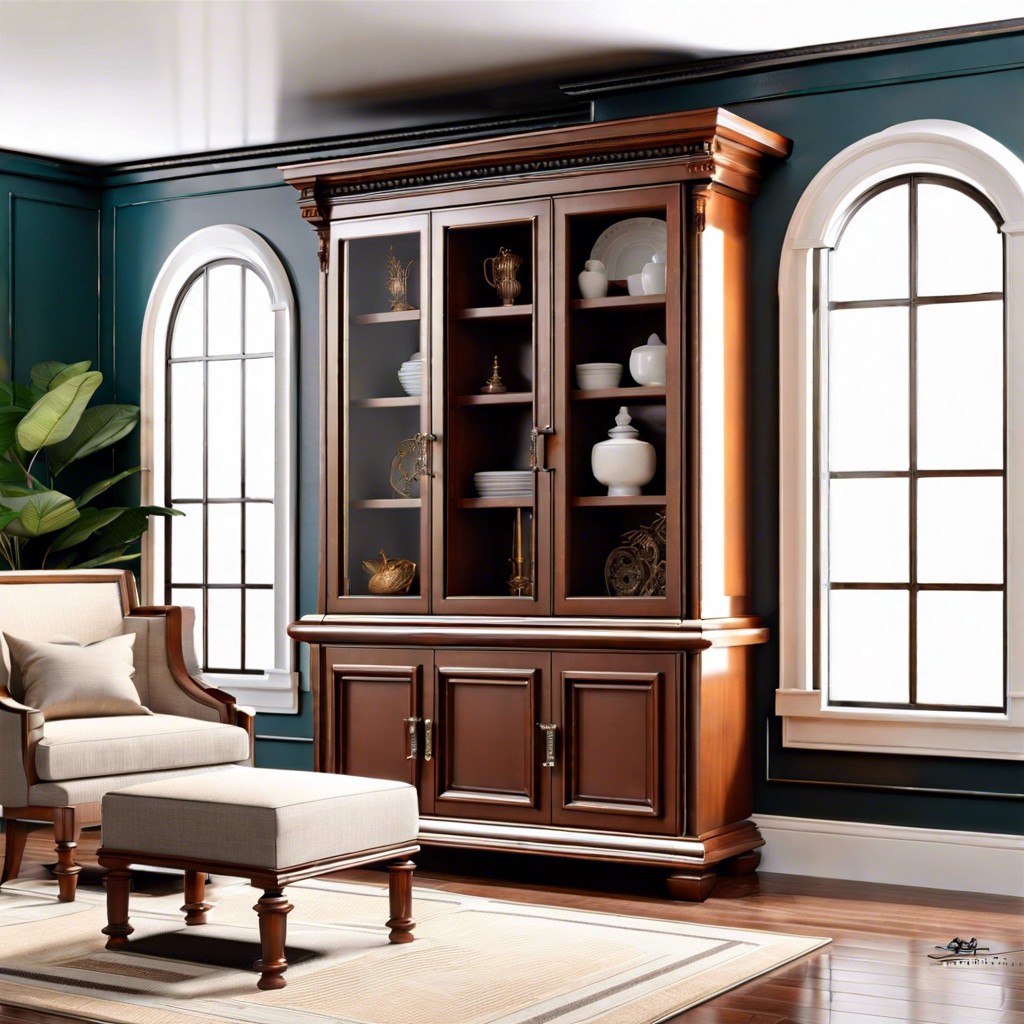 traditional cabinetry with intricate moldings