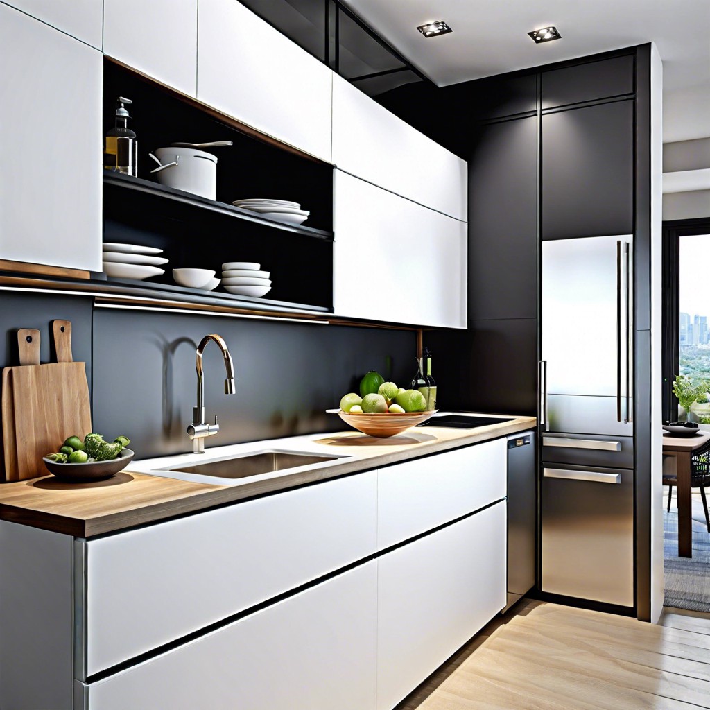 ultra slim sliding cabinets for compact spaces