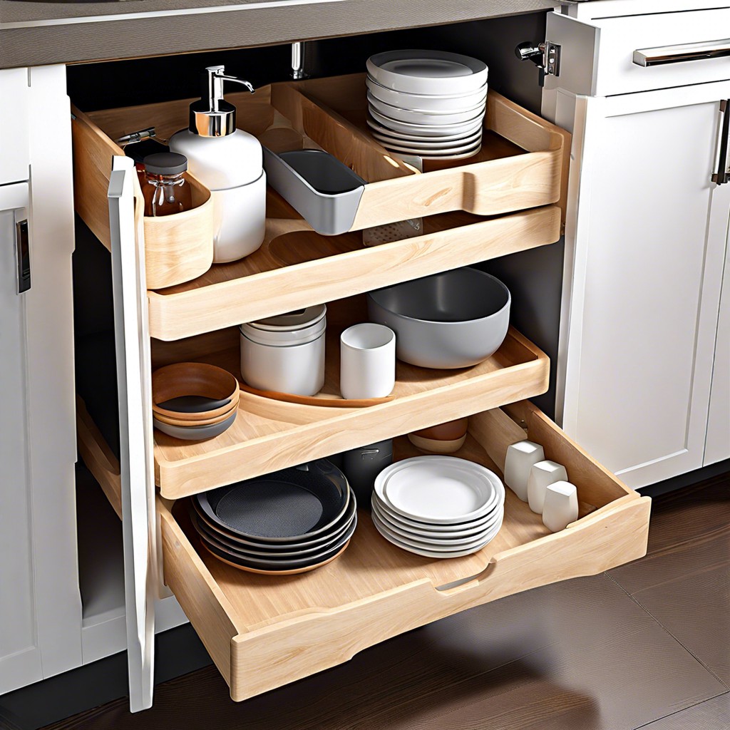 under sink lazy susan