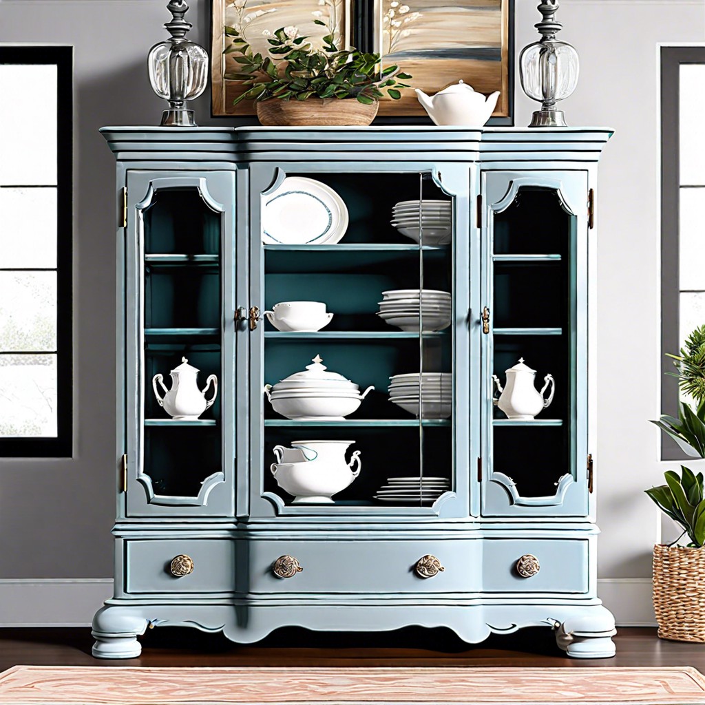 use chalk paint for a matte textured effect