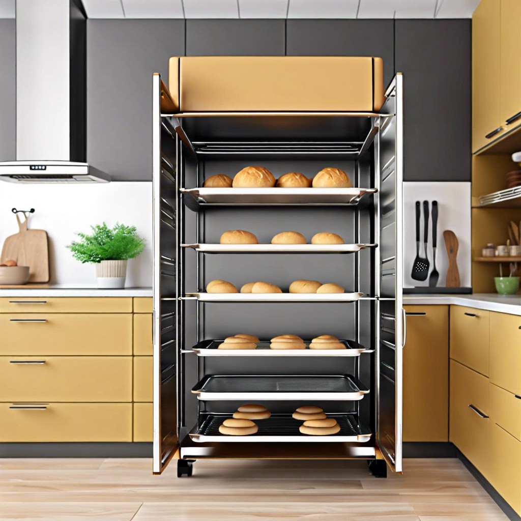 vertical baking sheet organizer