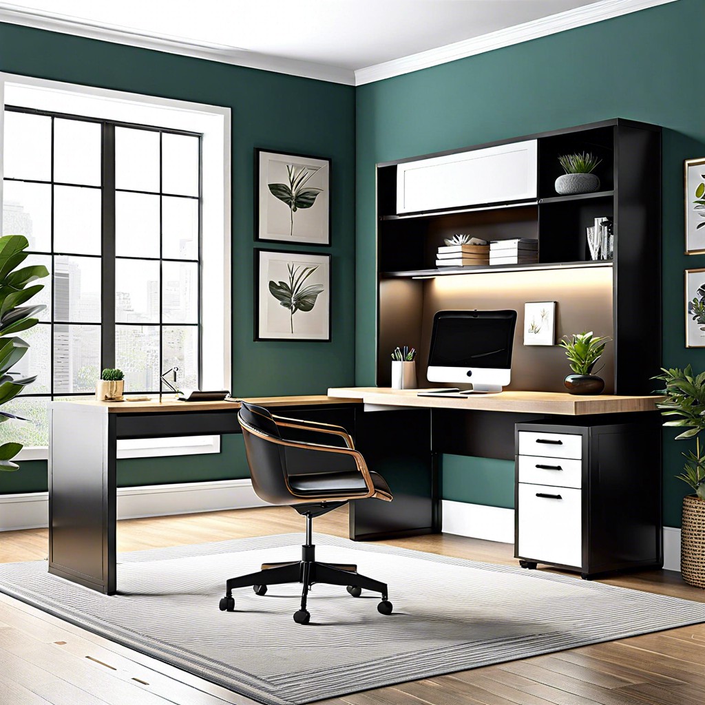 vertical file cabinets with retractable desks