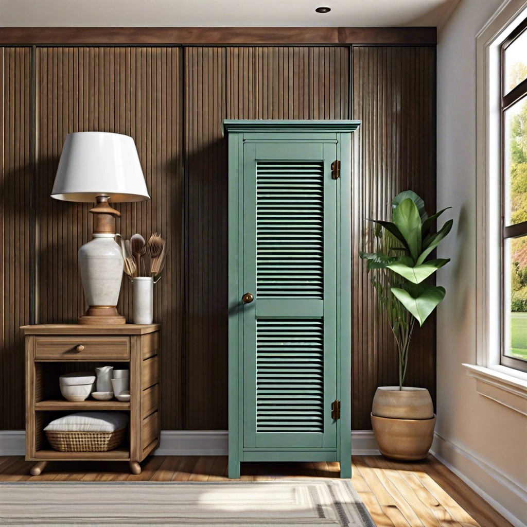 vintage louvered shutters