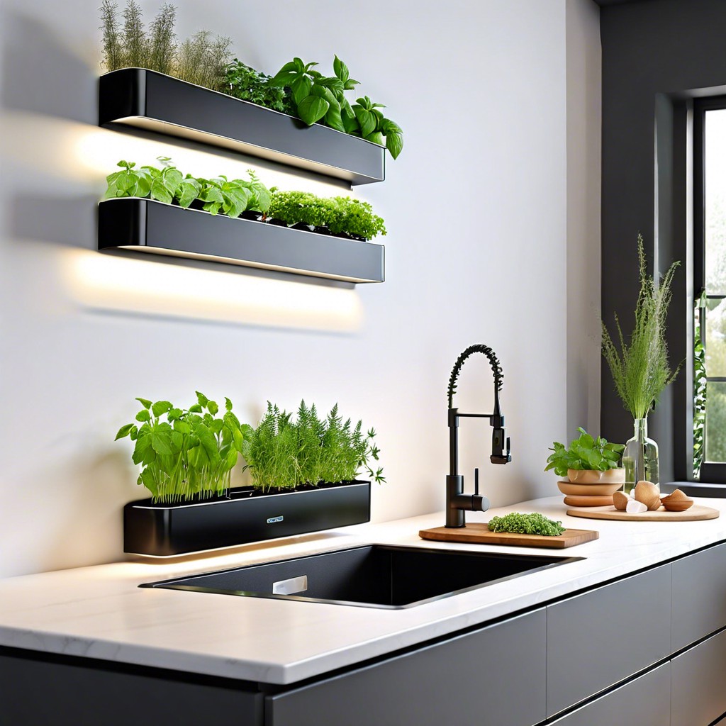 wall mounted herb garden