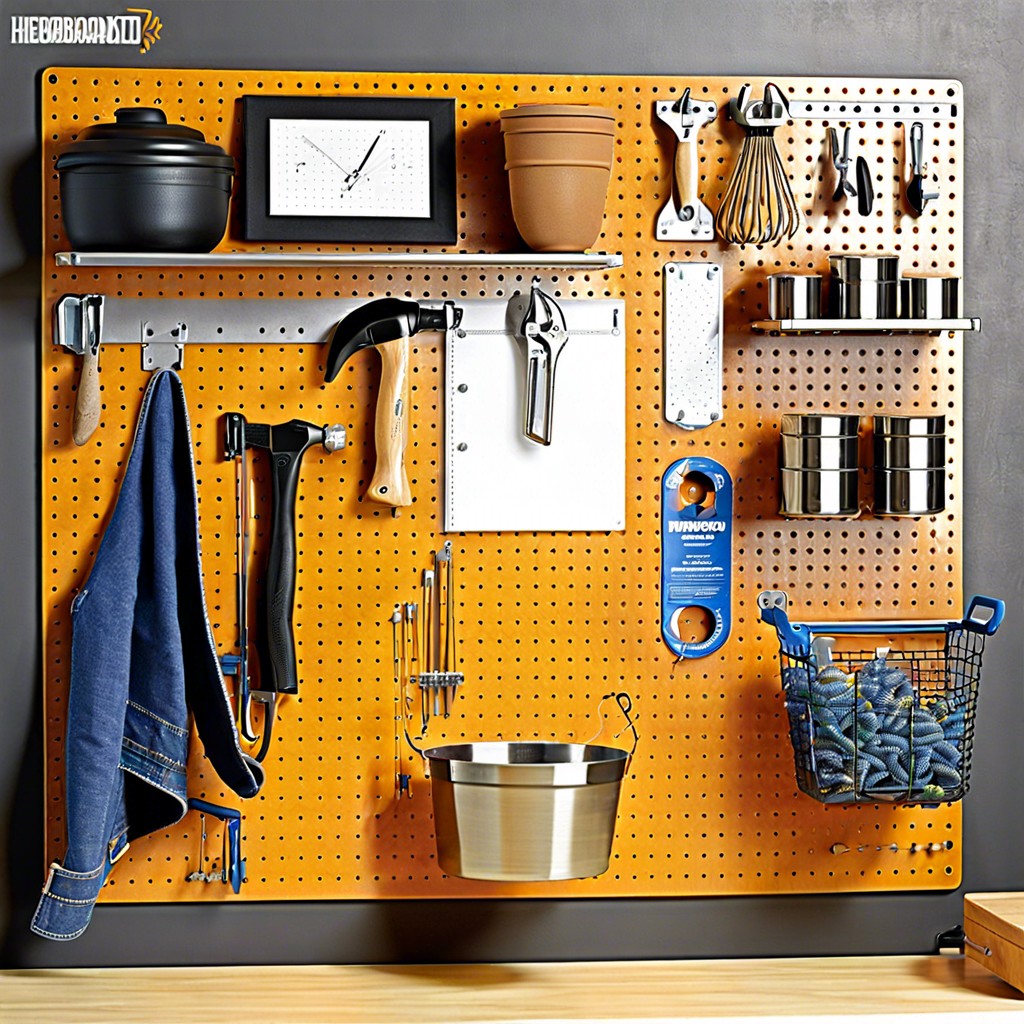 wall mounted pegboards