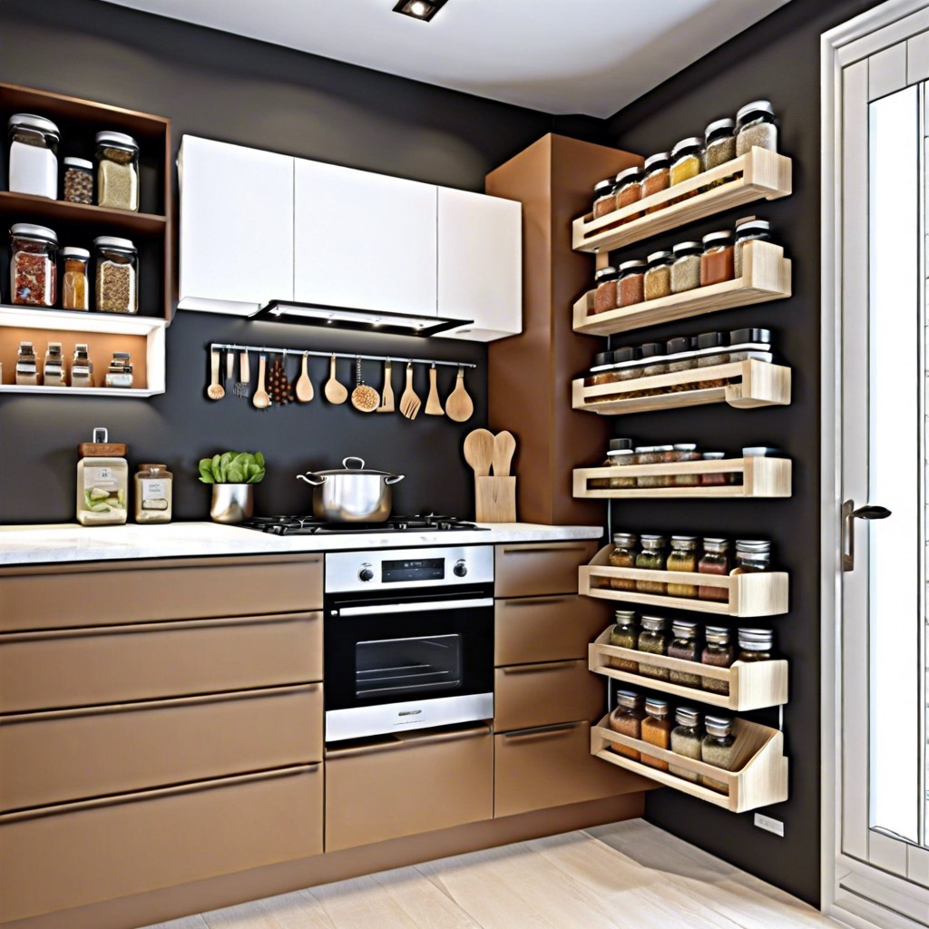 wall mounted spice racks