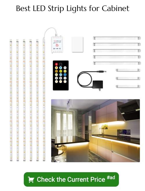 LED strip lights for cabinet