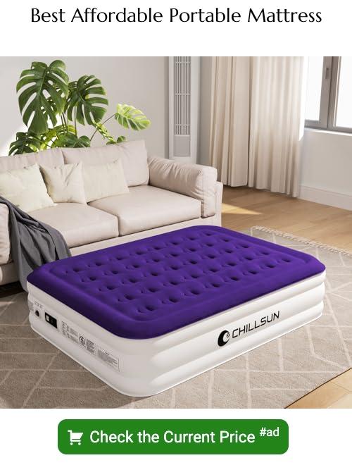 affordable portable mattress
