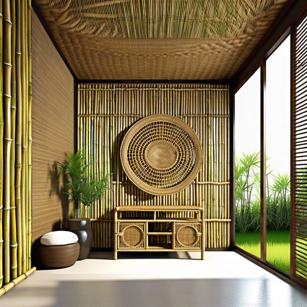 bamboo and rattan weave