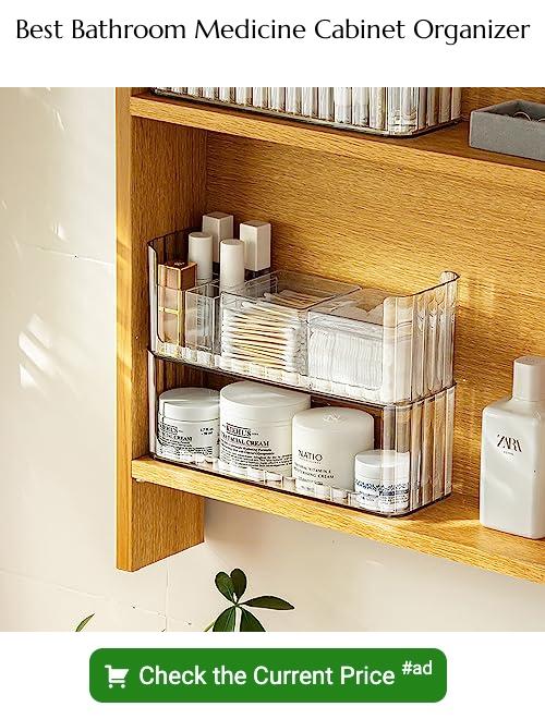 bathroom medicine cabinet organizer