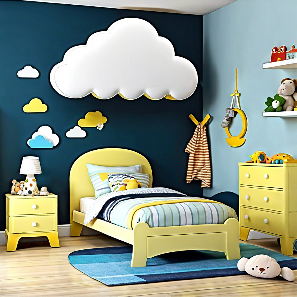 cloud shaped shelves