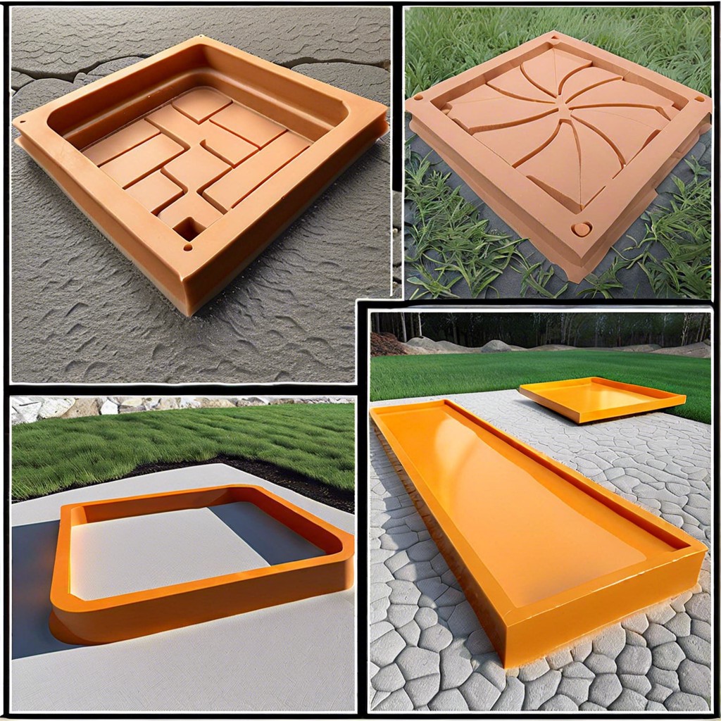 concrete paver mold custom shapes