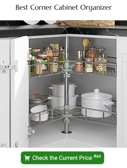 corner cabinet organizer