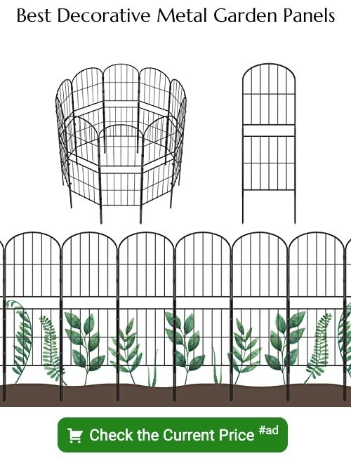 decorative metal garden panels