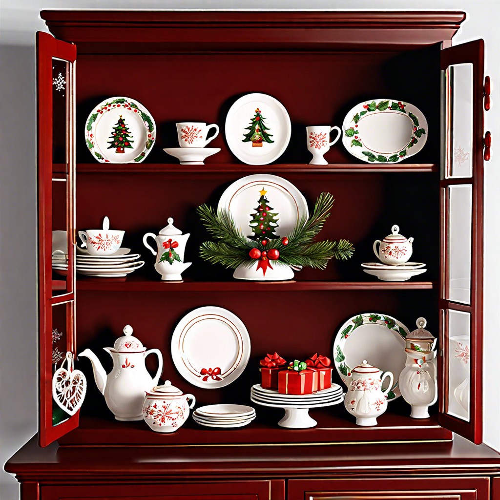 display christmas themed china