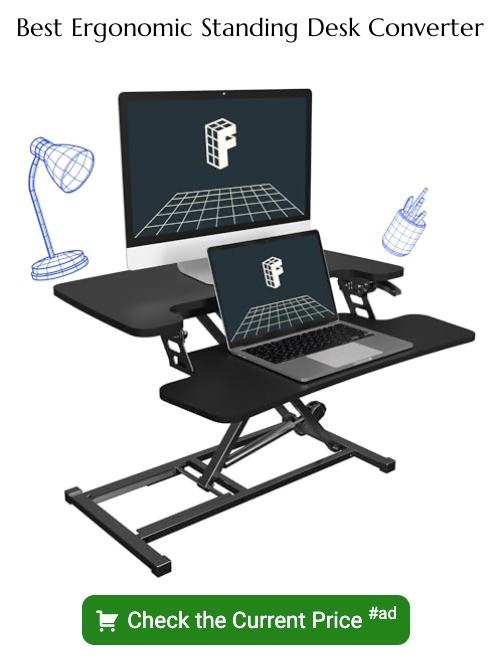 ergonomic standing desk converter