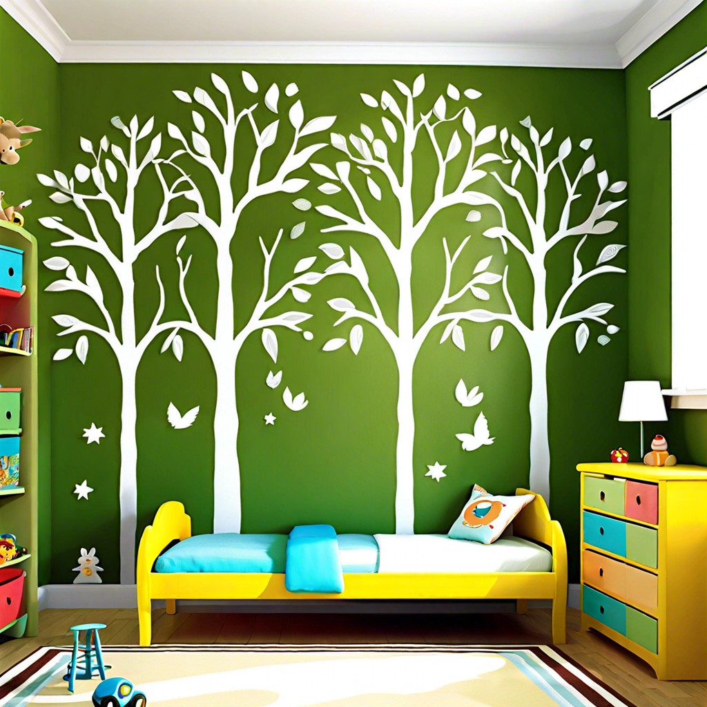 forest tree decals