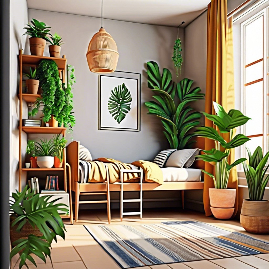 indoor plant corner