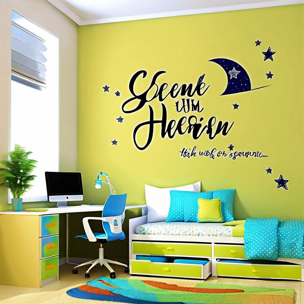 inspirational quote wall decals
