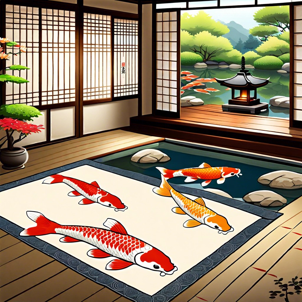 koi fish pond