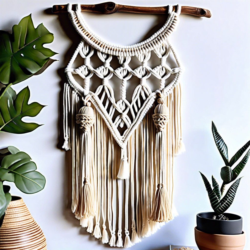 macrame wall hangings