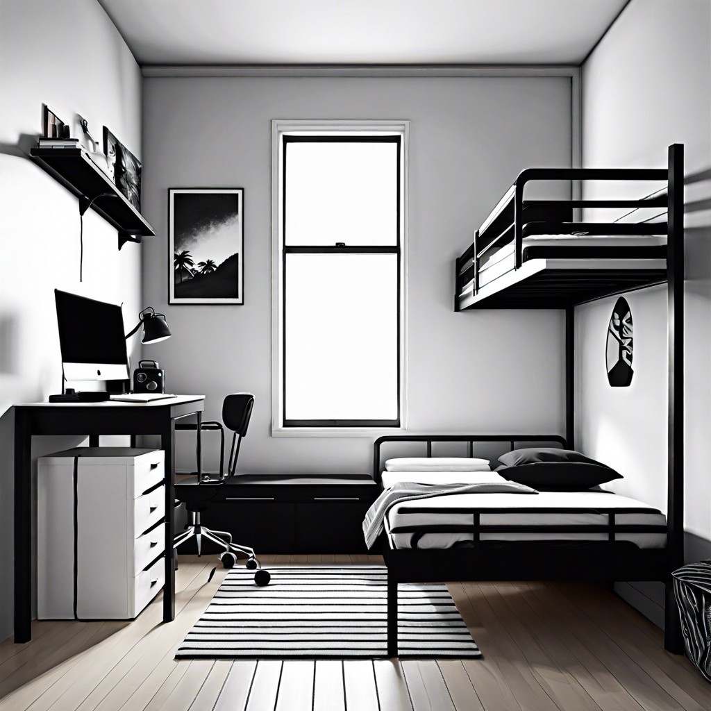 minimalist black and white design