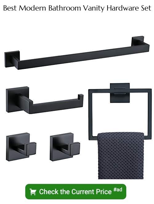 modern bathroom vanity hardware set