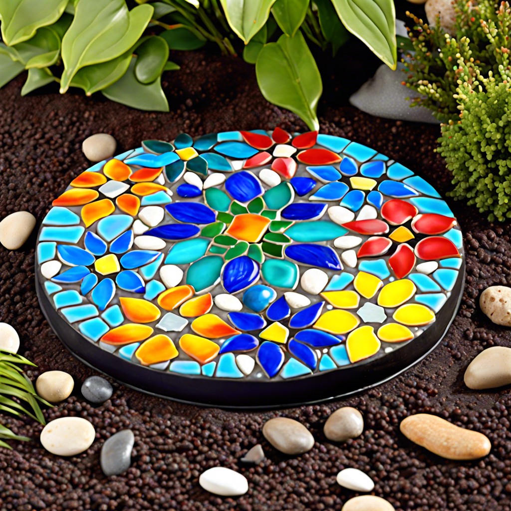 mosaic stepping stones