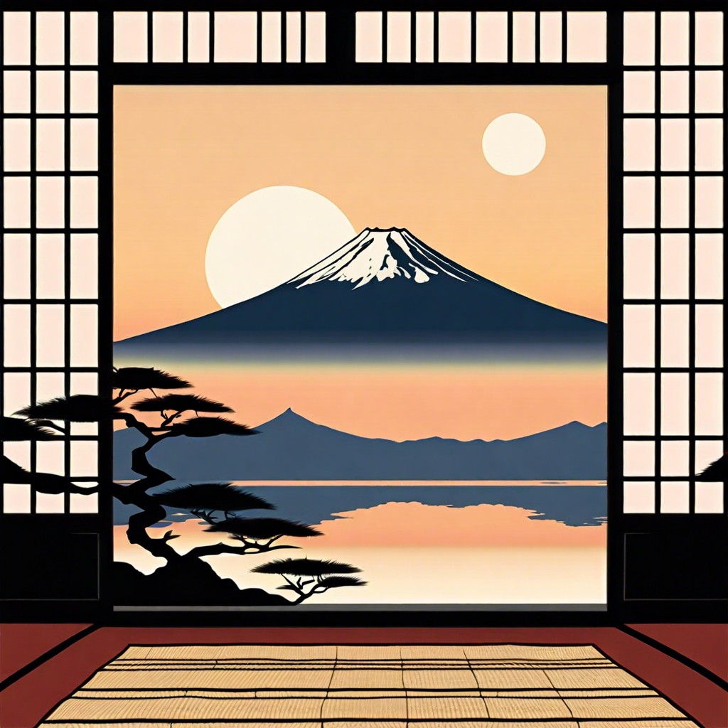 mount fuji silhouette