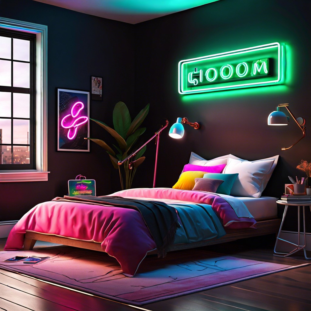 neon signs for a trendy look