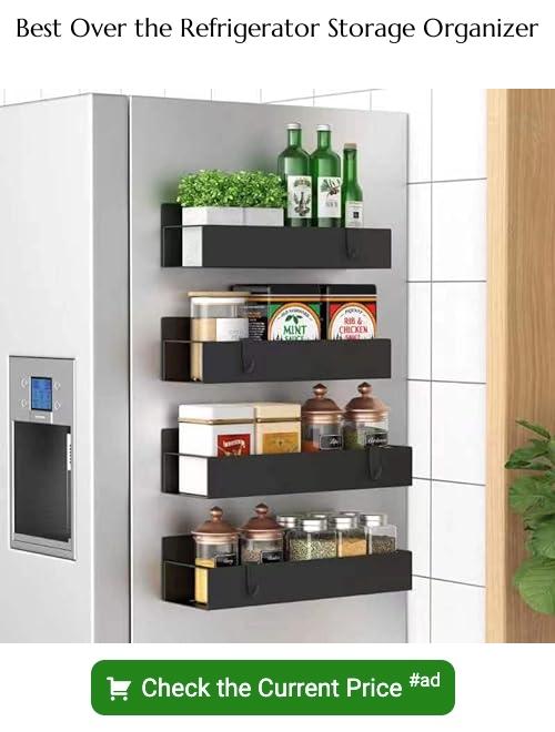 over the refrigerator storage organizer