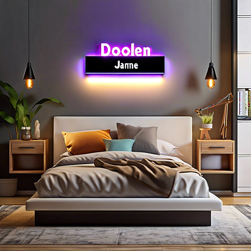 personalized led name sign